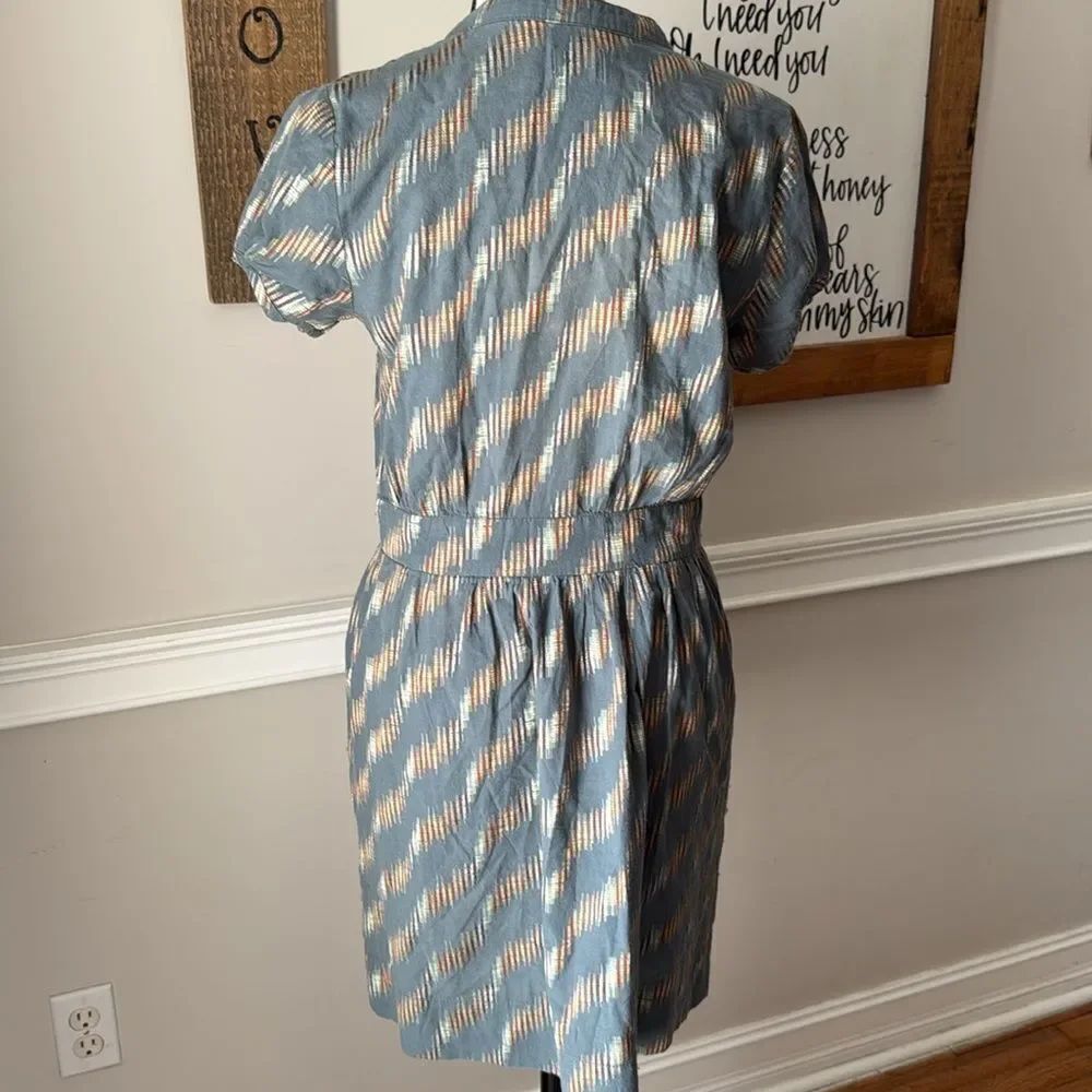 Play by C. Ronson Patterned Button Up Midi Dress - Picture 5 of 12